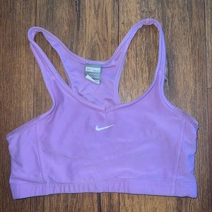 Nike Fit Dry Sports Bra Lilac S 4-6